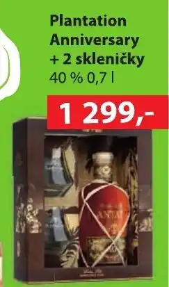 Plantation Anniversary + 2 skleničky