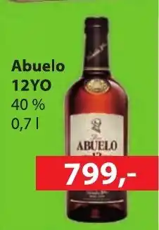 Konzum Abuelo 12 YO nabídka