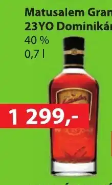 Matusalem Gran Reserve, 23YO Dominikánská rep.