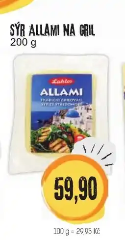 Konzum Sýr Allami na gril nabídka