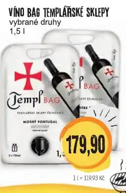 Konzum Víno Bag templářské sklepy nabídka