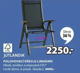 JYSK JUTLANDIA Polohovací křeslo limhamn nabídka