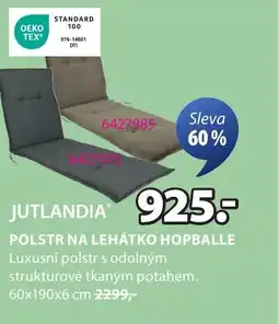 JYSK JUTLANDIA Polstr na lehátko hopballe nabídka
