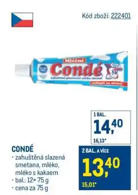 Makro Condé nabídka