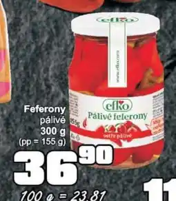 Jip Feferony pálivé nabídka