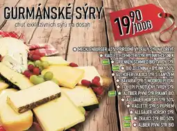 Jip Gurmánské sýry nabídka
