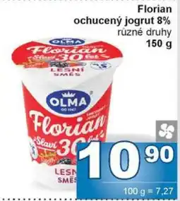 Jip Florian ochucený jogurt 8% nabídka