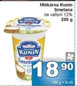 Jip Mlékárna Kunín Smetana nabídka