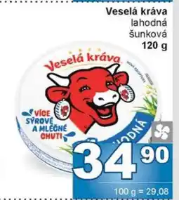 Jip Veselá kráva lahodná šunková nabídka
