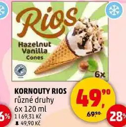 Penny Market KORNOUTY RIOS různé druhy, 6x 120 ml nabídka
