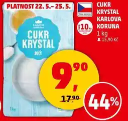Penny Market CUKR KRYSTAL KARLOVA KORUNA, 1 kg nabídka