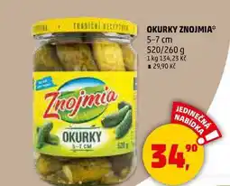 Penny Market OKURKY ZNOJMIA 5-7 cm, 520/260 g nabídka