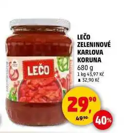 Penny Market LEČO ZELENINOVÉ KARLOVA KORUNA, 680 g nabídka