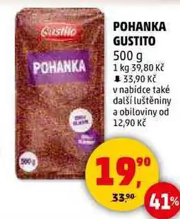 Penny Market POHANKA GUSTITO, 500 g nabídka