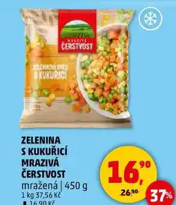 Penny Market ZELENINA S KUKUŘICÍ MRAZIVÁ ČERSTVOST mražená, 450 g nabídka