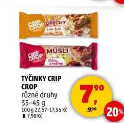 Penny Market TYČINKY CRIP CROP různé druhy, 35-45 g nabídka