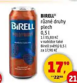 Penny Market BIRELL různé druhy, 0,5 l nabídka