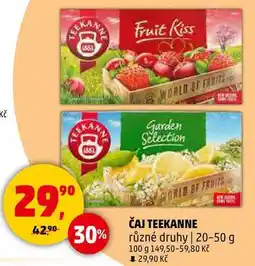 Penny Market ČAJ TEEKANNE různé druhy, 20-50 g nabídka
