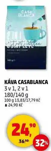 Penny Market KÁVA CASABLANCA 3 v 1, 2 v 1, 180/140 g nabídka