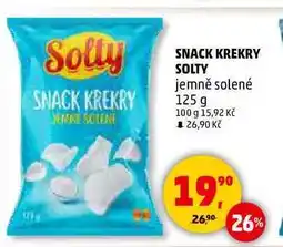 Penny Market SNACK KREKRY SOLTY jemně solené, 125 g nabídka