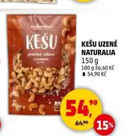 Penny Market KEŠU UZENÉ NATURALIA, 150 g nabídka