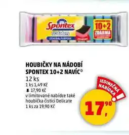 Penny Market HOUBIČKY NA NÁDOBÍ SPONTEX, 10+2 ks nabídka