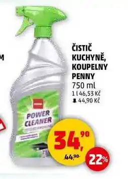 Penny Market ČISTIČ KUCHYNĚ, KOUPELNY PENNY, 750 ml nabídka
