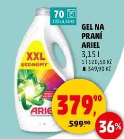 Penny Market GEL NA PRANÍ ARIEL, 3,15 l nabídka