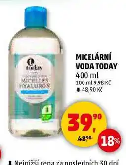 Penny Market MICELÁRNÍ VODA TODAY, 400 ml nabídka
