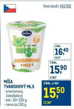 Makro Míša Tvarohový mls nabídka