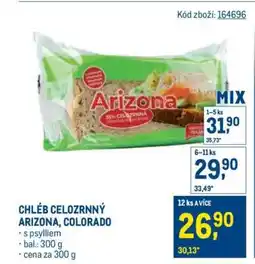 Makro CHLÉB CELOZRNNÝ ARIZONA, COLORADO nabídka
