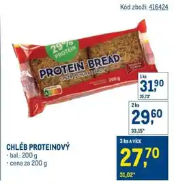 Makro Chléb proteinový nabídka