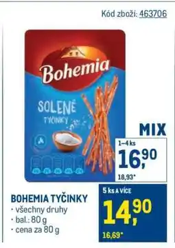 Makro Bohemia Tyčinky nabídka