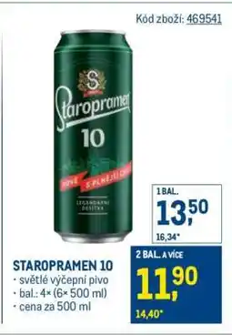 Makro Staropramen 10 nabídka
