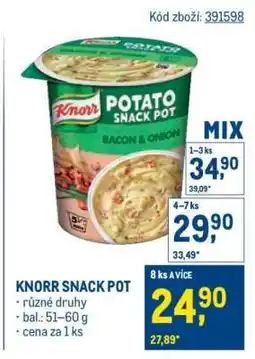 Makro KNORR SNACK POT nabídka