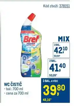Makro WC čistič nabídka