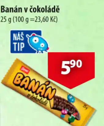 CBA Banán v čokoládě nabídka