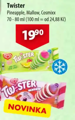 CBA Twister Pineapple, Mallow, Cosmixx nabídka