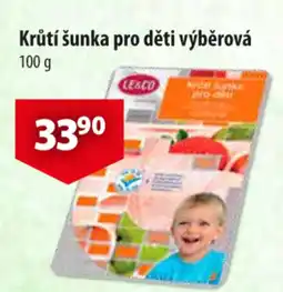 CBA Krůtí šunka pro děti výběrová nabídka