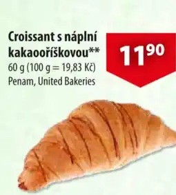 CBA Croissant s náplní kakaooříškovou nabídka