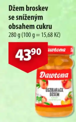 CBA Džem broskev se sníženým obsahem cukru nabídka