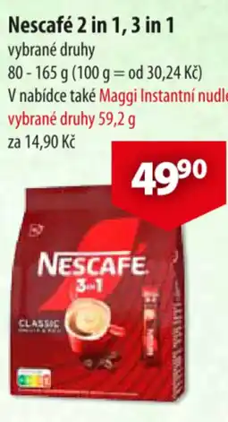 CBA Nescafé 2 in 1, 3 in 1 nabídka