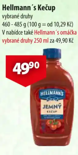 CBA Hellmann's Kečup nabídka