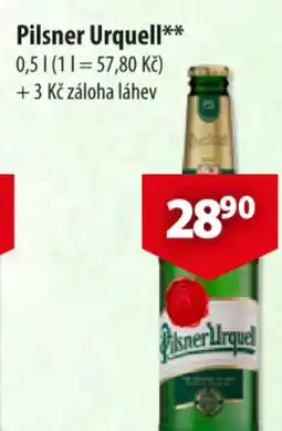 CBA Pilsner Urquell nabídka