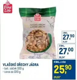Makro Fine Life Vlašské ořechy jádra nabídka