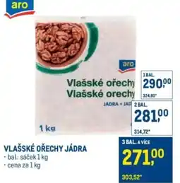 Makro Aro Vlašské ořechy jádra nabídka