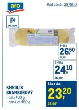 Makro Aro Knedlík bramborový nabídka