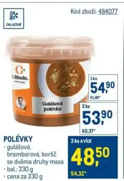 Makro Polévky nabídka