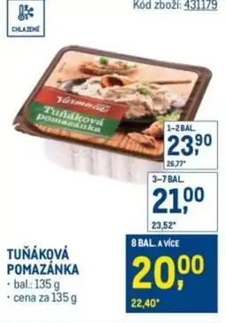 Makro Tuňáková pomazánka nabídka