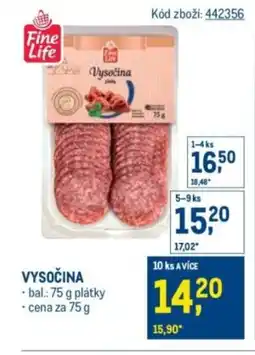 Makro Fine Life Vysočina nabídka